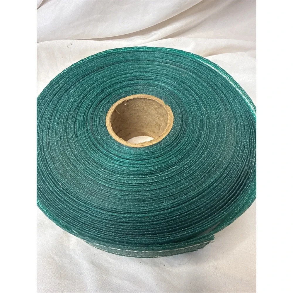 Webbing 70? ft Green White Stripe for Lawn Chair Replacement 2.25